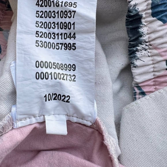 VANS Men Cotton Bermuda Beach Shorts Relaxed Fit Floral Elastic Waist L Summer - Picture 9 of 12